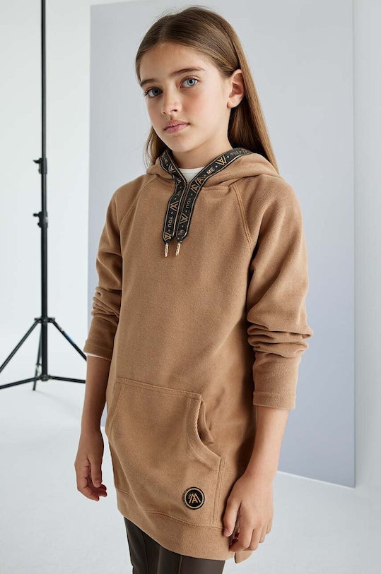 Детское платье Mayoral mini коричневый 7983.8F.Junior.9BYH