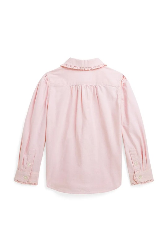 Djevojčice Dječja pamučna košulja Polo Ralph Lauren 312929954002 roza