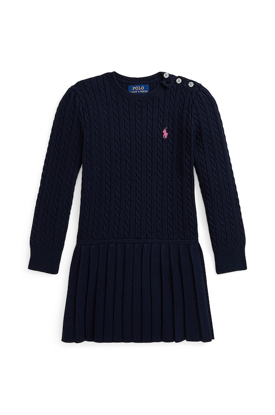 Polo Ralph Lauren vestito bambina mini blu navy 312950782002