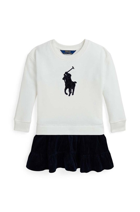 Dievčenské šaty Polo Ralph Lauren 312950935001 biela AW24