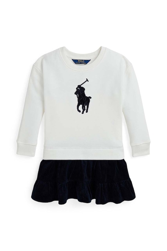 Polo Ralph Lauren rochie fete 312950935001 alb AW24