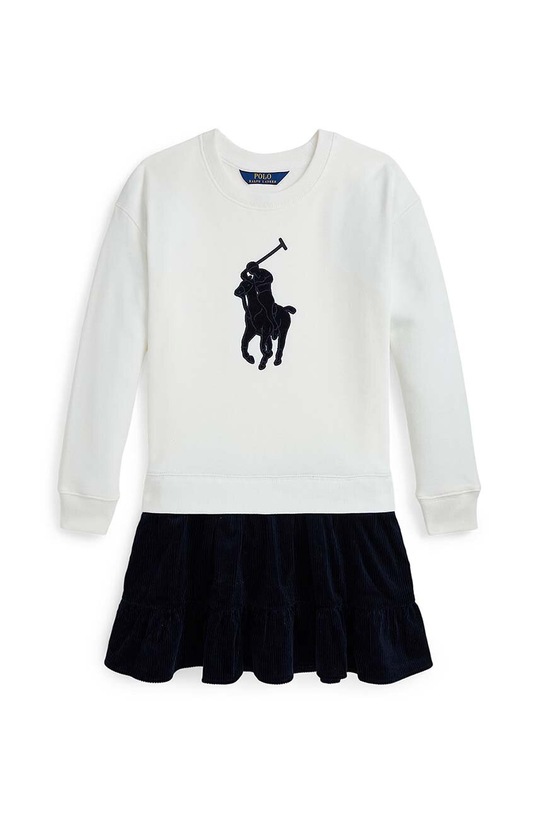Polo Ralph Lauren vestito bambina 313950935001 bianco AW24