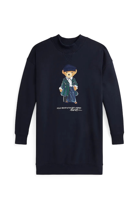 Dívčí šaty Polo Ralph Lauren 313952155001 námořnická modř AW24