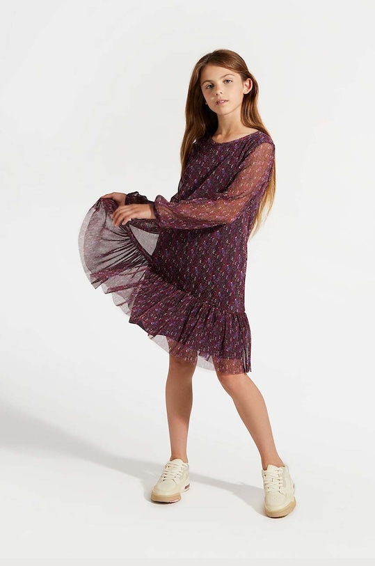 Dívčí šaty Coccodrillo mini černá ZC4128101AGJ