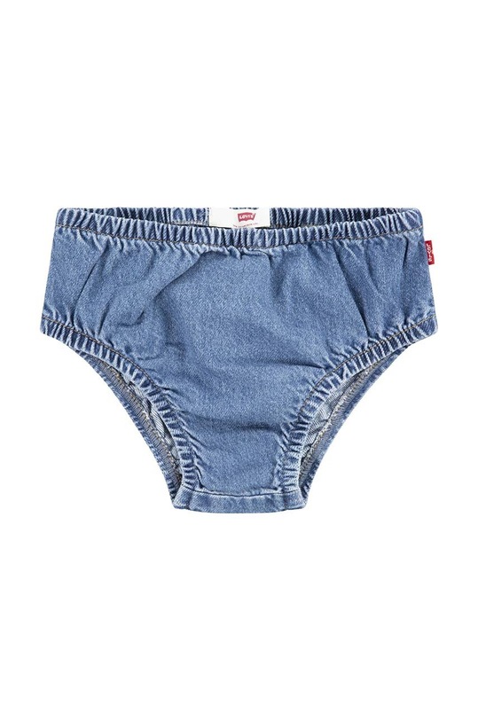 Levi's rochie din denim pentru bebeluși OUT WEST DENIM DRESS 1EK979 turcoaz