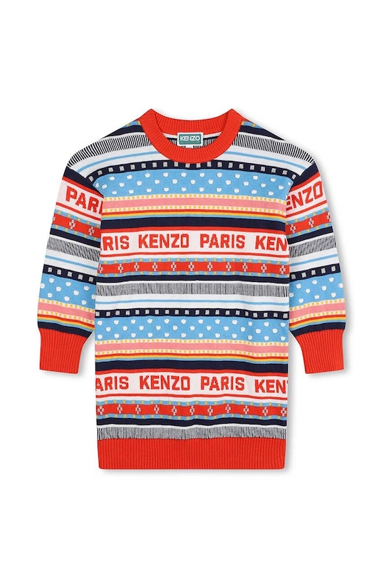 Kenzo Kids rochie fete K60686. multicolor AW24