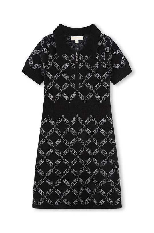 Dievčenské šaty Michael Kors pletenina čierna R30167.114.150
