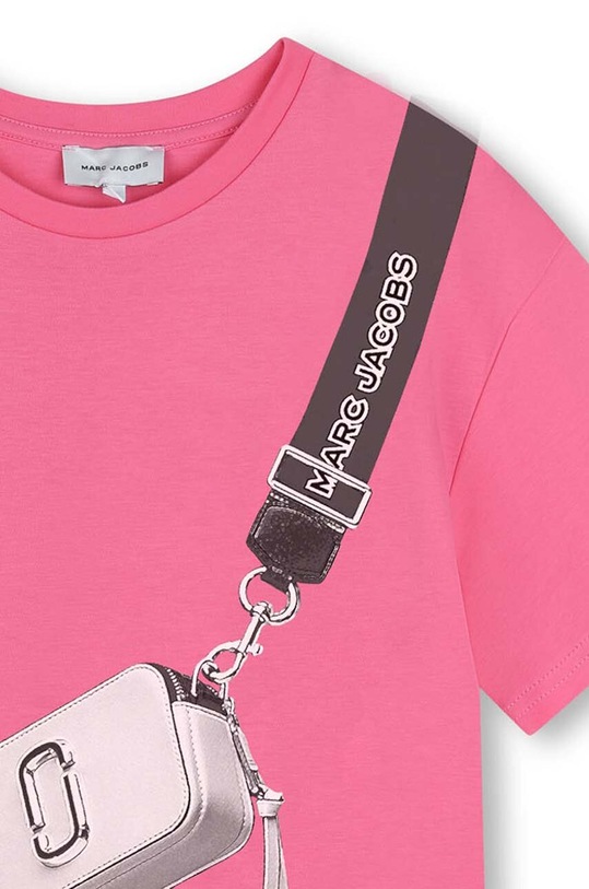 DÍVKA Dětské bavlněné šaty Marc Jacobs W60230.156 fialová