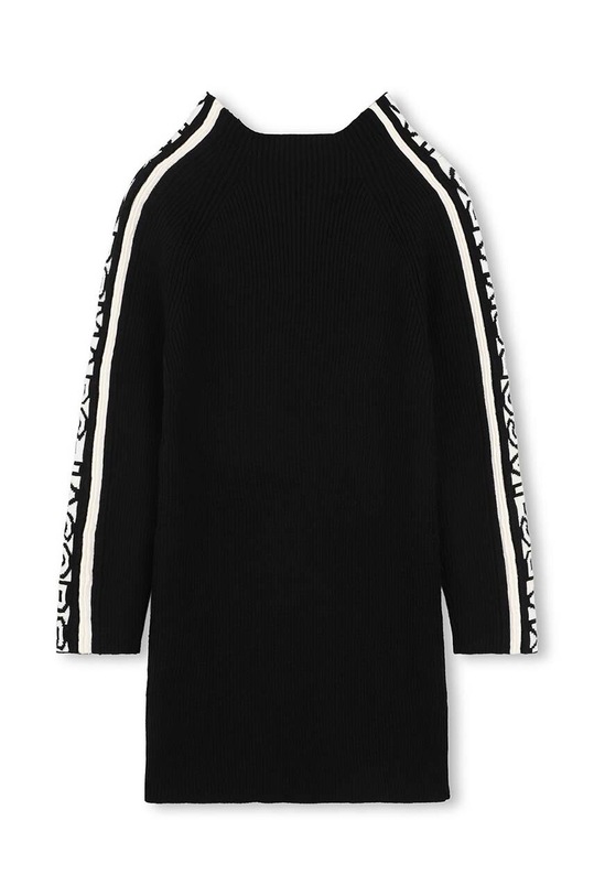 Marc Jacobs rochie din amestec de lână pentru copii W60235.156 negru AW24