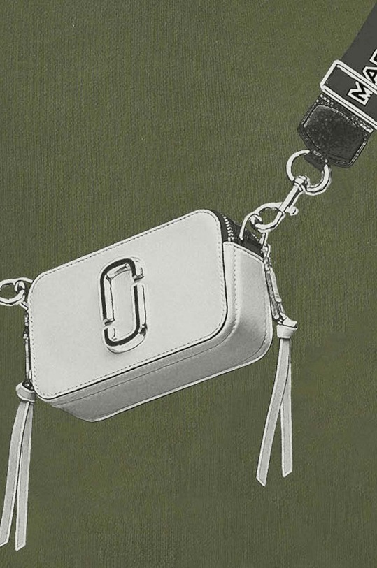 Παιδικό βαμβακερό φόρεμα Marc Jacobs πράσινο W60363.86.108