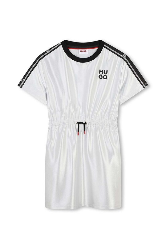 Dievčenské šaty HUGO G00241.156.162 strieborná AW24