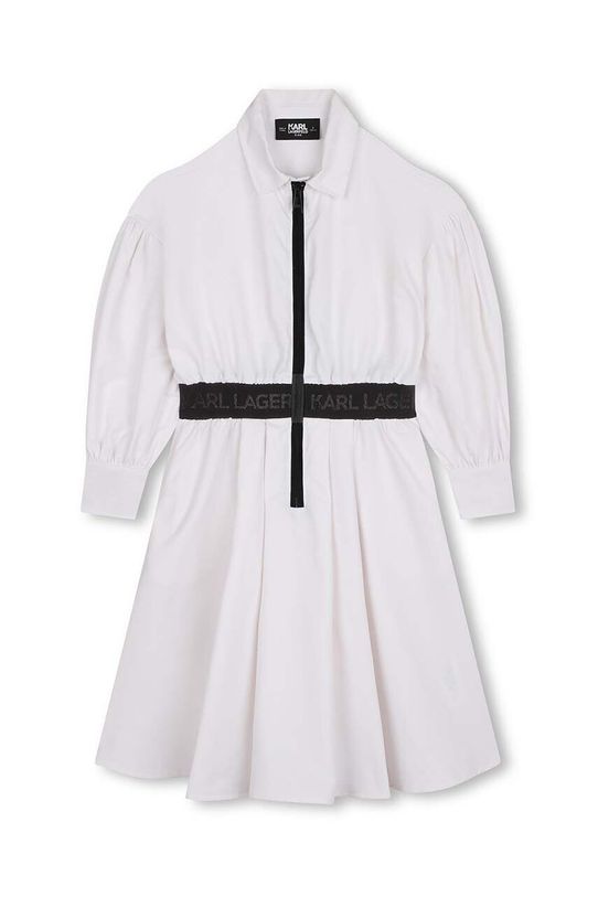 Karl Lagerfeld rochie fete Z30183.156.162 alb AW24