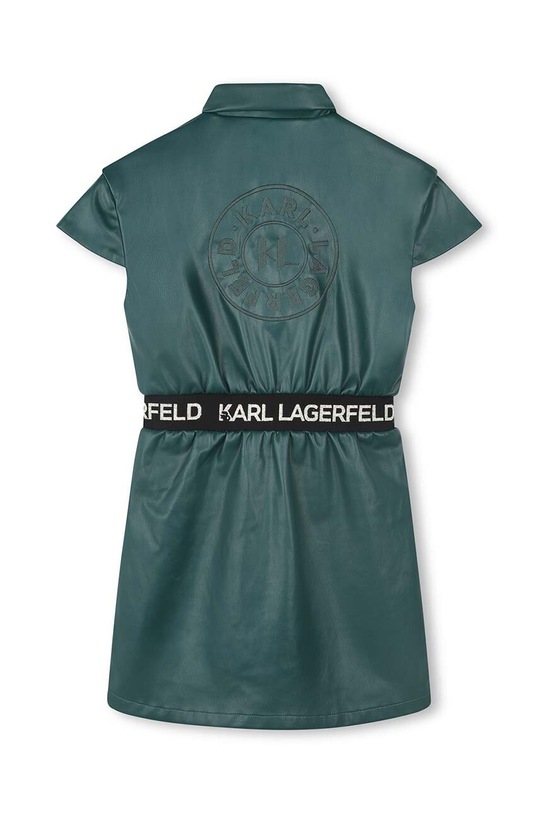 Dievča Dievčenské šaty Karl Lagerfeld Z30187.156.162 zelená