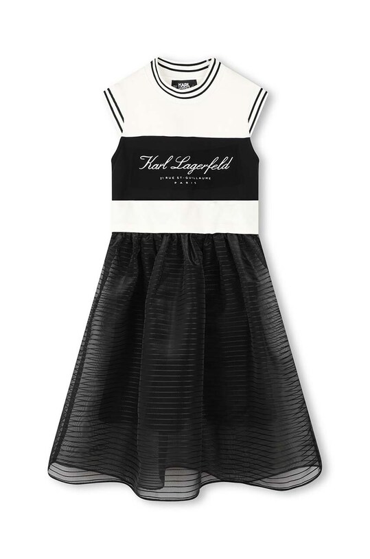Karl Lagerfeld rochie fete midi negru Z30190.156.162