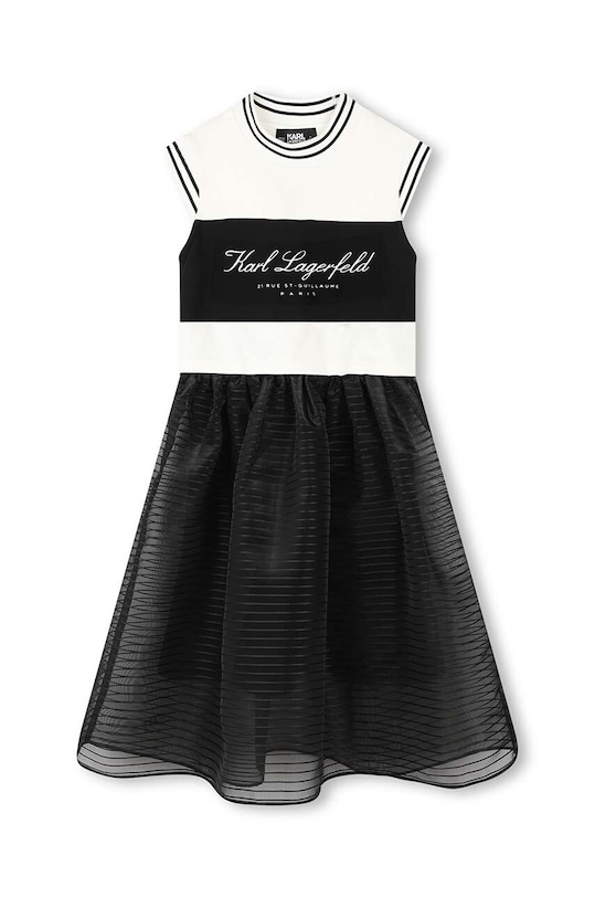 Дитяча сукня Karl Lagerfeld короткий чорний Z30190.156.162