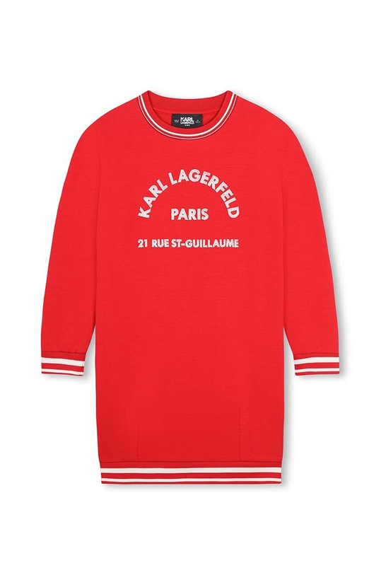 Karl Lagerfeld sukienka dziecięca Z30237.114.150 czerwony AW24