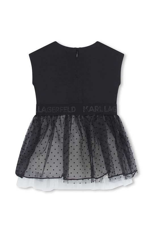 Dievčenské šaty Karl Lagerfeld Z30278.86.94 čierna AW24