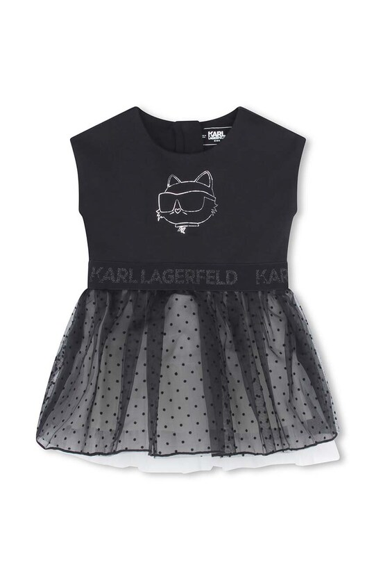 Детское платье Karl Lagerfeld mini чёрный Z30278.71.81