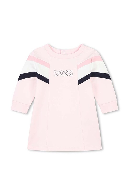 Kojenecké šaty BOSS mini růžová J51077.86.94