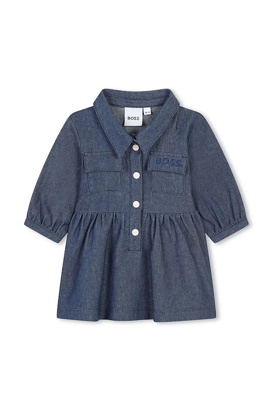 BOSS rochie din denim pentru copii mini albastru J51080.86.94