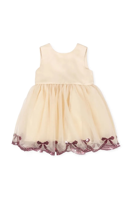 Konges Sløjd sukienka dziecięca BOWIE SEQUIN DRESS KS101906 beżowy AW24