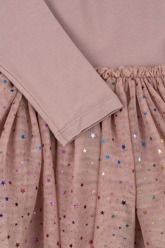 Konges Sløjd sukienka dziecięca FAIRY BALLERINA DRESS GRS KS101967 beżowy