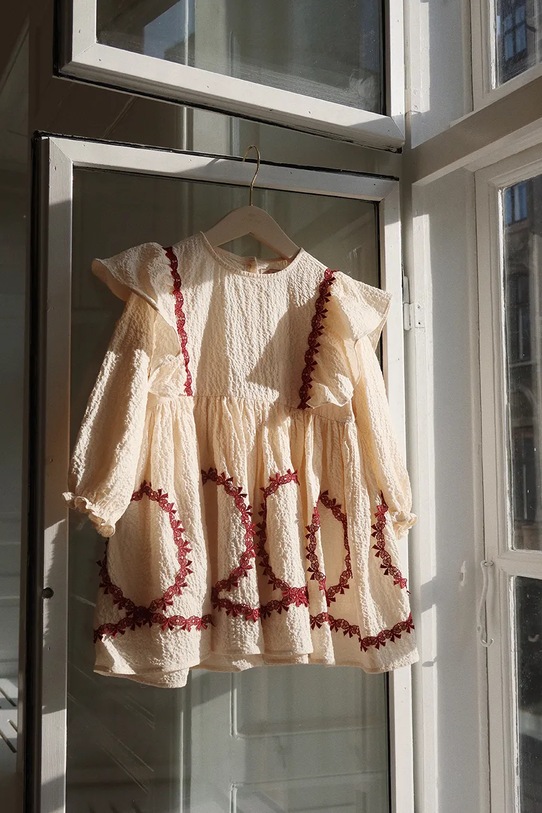Dívčí šaty Konges Sløjd FEE DRESS GOTS KS101973