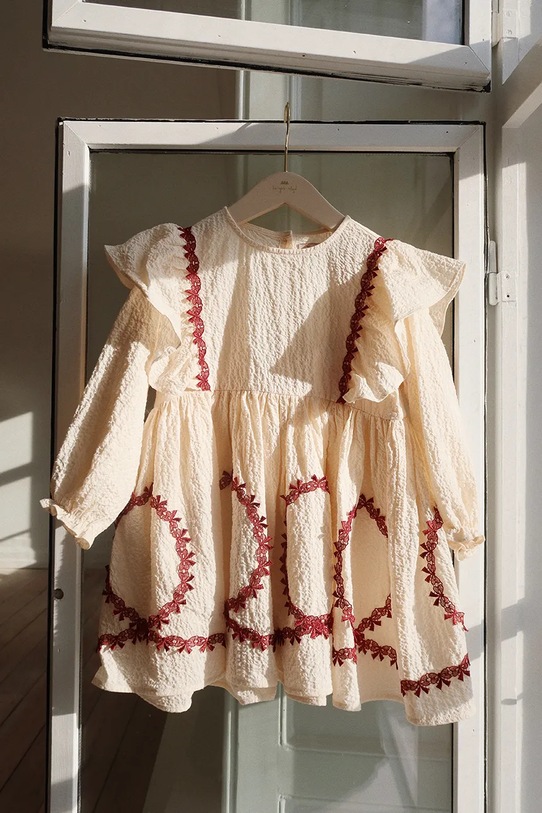 Dívčí šaty Konges Sløjd FEE DRESS GOTS KS101973