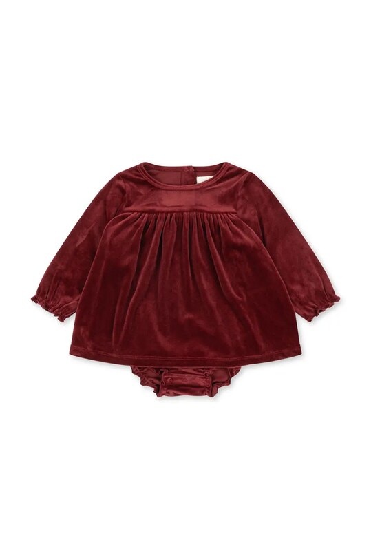 Сукня для немовлят Konges Sløjd JINGLE ROMPER DRESS GRS довгий червоний KS101998