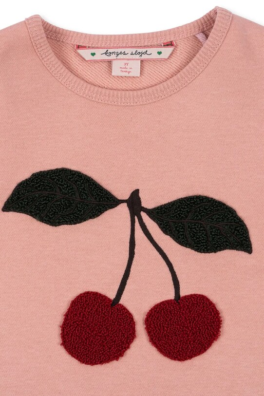 Дівчинка Дитяча сукня Konges Sløjd LOU TERRY SWEAT DRESS OCS KS102022 рожевий