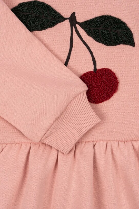 Дитяча сукня Konges Sløjd LOU TERRY SWEAT DRESS OCS рожевий KS102022