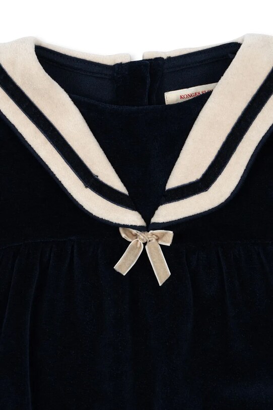 Dívčí šaty Konges Sløjd MATELOT DRESS GOTS námořnická modř KS102043