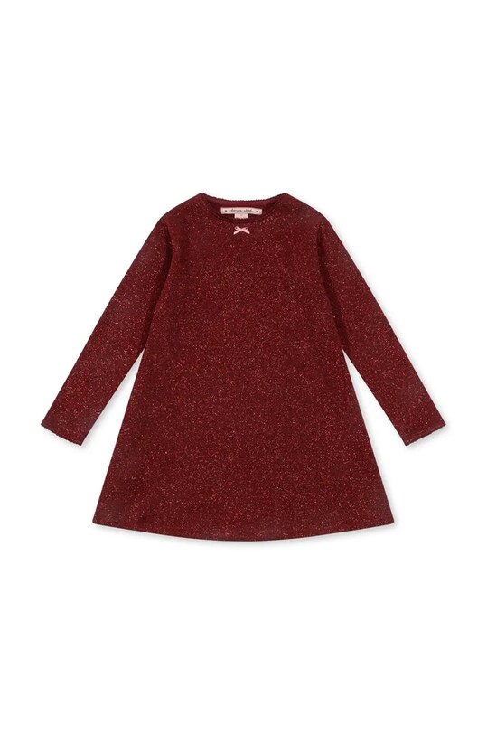 Платье Konges Sløjd ROLI DRESS длинный красный KS102090