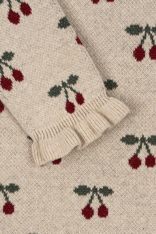Дитяча сукня Konges Sløjd SIKA KNIT DRESS бежевий KS102099