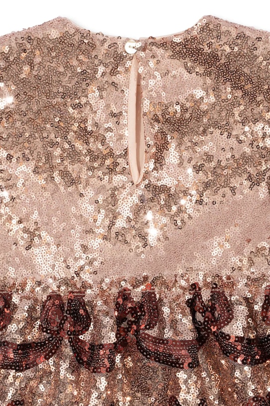 Дитяча сукня Konges Sløjd STARLA BOW WOW DRESS золотий KS102116