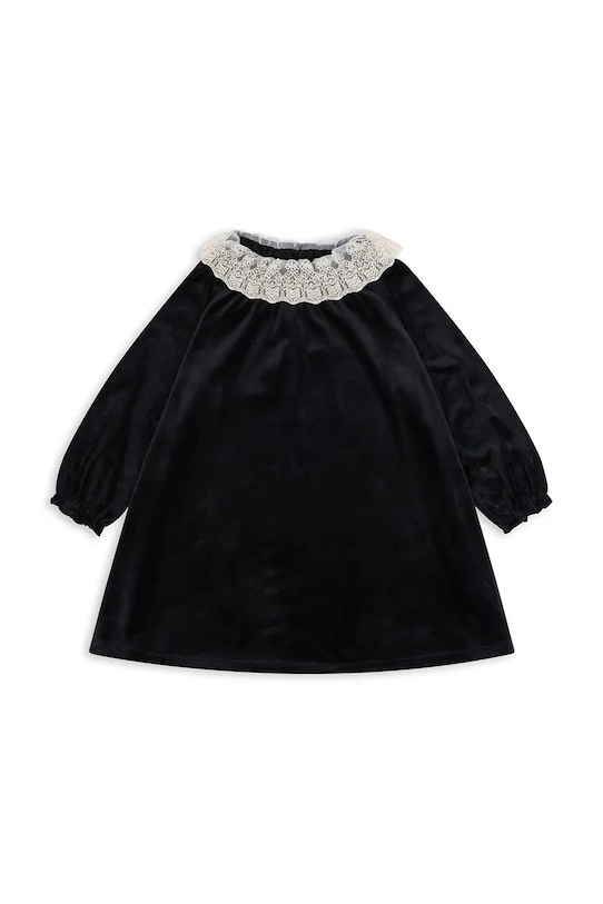 Konges Sløjd sukienka dziecięca VENOLA DRESS GRS KS102136 czarny AW24