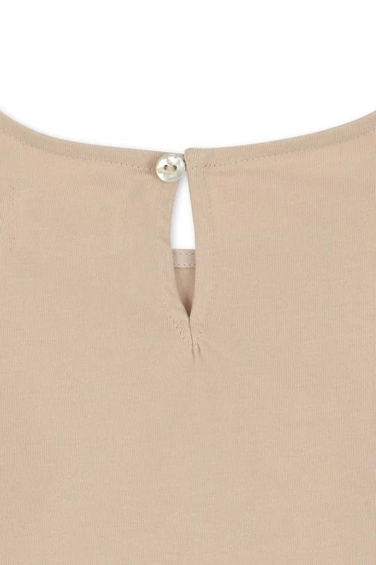 DÍVKA Dívčí šaty Konges Sløjd YVONNE BALLERINA DRESS KS102154 béžová