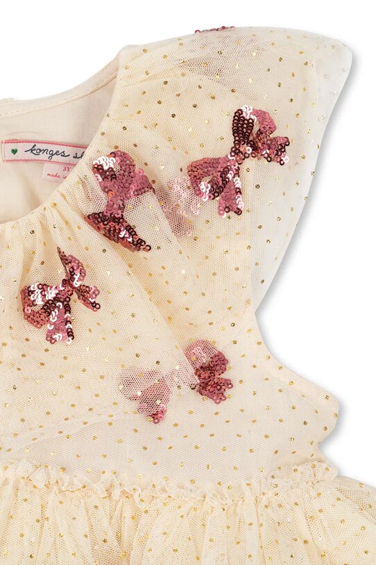 Детское платье Konges Sløjd YVONNE FAIRY DRESS бежевый KS102156