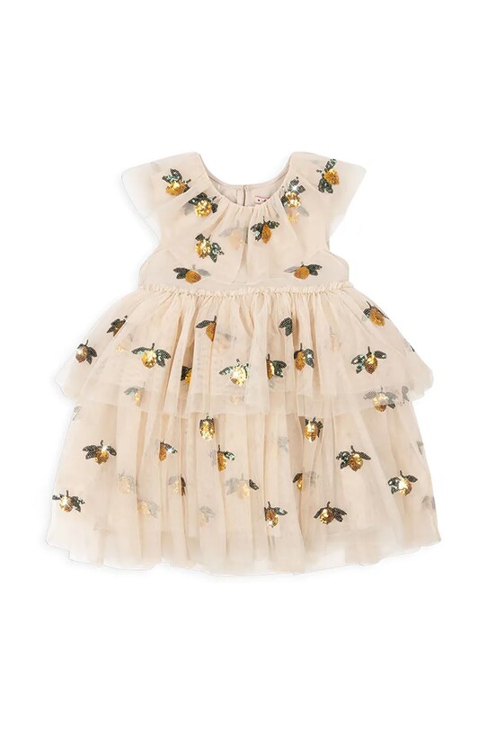 Дитяча сукня Konges Sløjd YVONNE FAIRY DRESS короткий бежевий KS102156