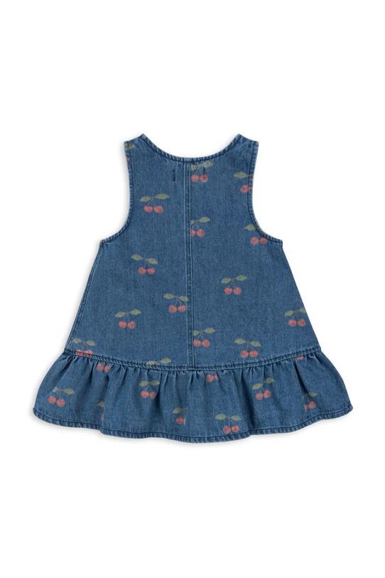 Konges Sløjd sukienka jeansowa dziecięca MAGOT DRESS GOTS KS101834 niebieski AW24