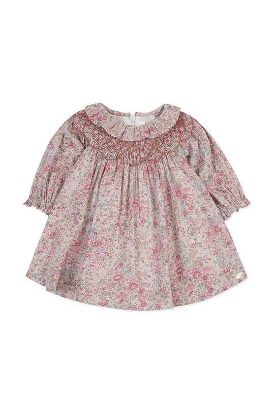 Детское хлопковое платье Tartine et Chocolat TZ30010.60.74 розовый AW24