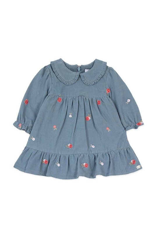 Dětské bavlněné šaty Tartine et Chocolat TZ30221.80.94 modrá AW24