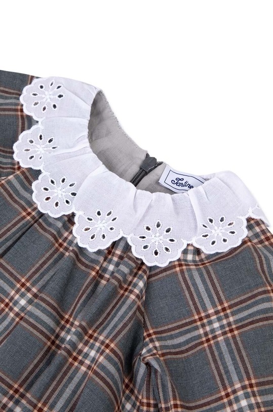 Детска памучна рокля Tartine et Chocolat сив TZ30021.104