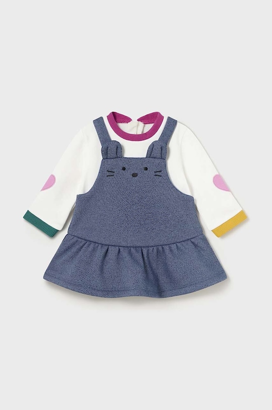 Φόρεμα μωρού Mayoral Newborn μακρύ μπλε 2802.2T.Newborn.9BYH