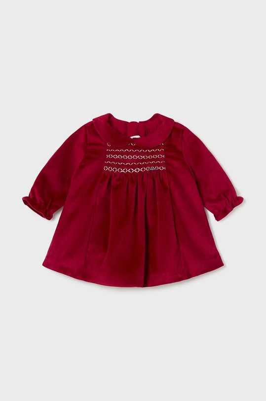 Φόρεμα μωρού Mayoral Newborn 2804.2L.Newborn.9BYH κόκκινο AW24