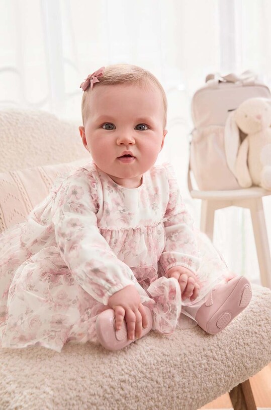 Šaty pre bábätká Mayoral Newborn ružová 2805.2L.Newborn.9BYH
