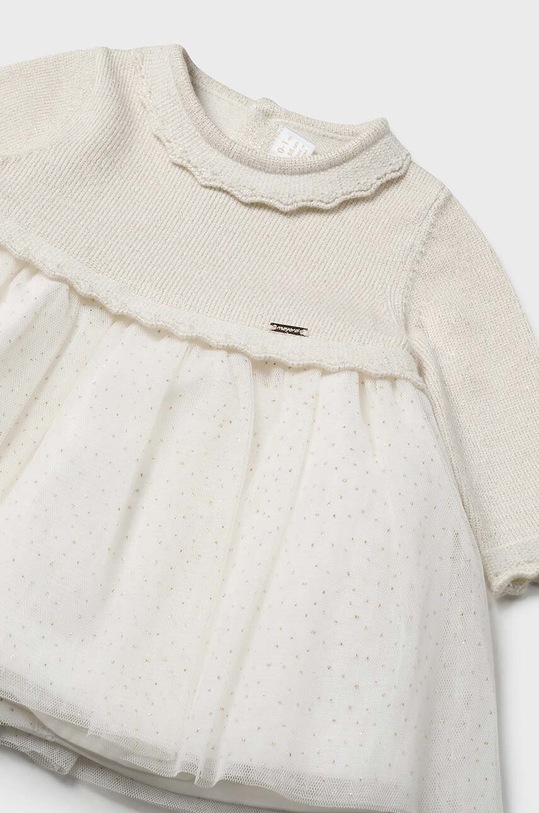 Φόρεμα μωρού Mayoral Newborn 2806.2L.Newborn.9BYH μπεζ AW24