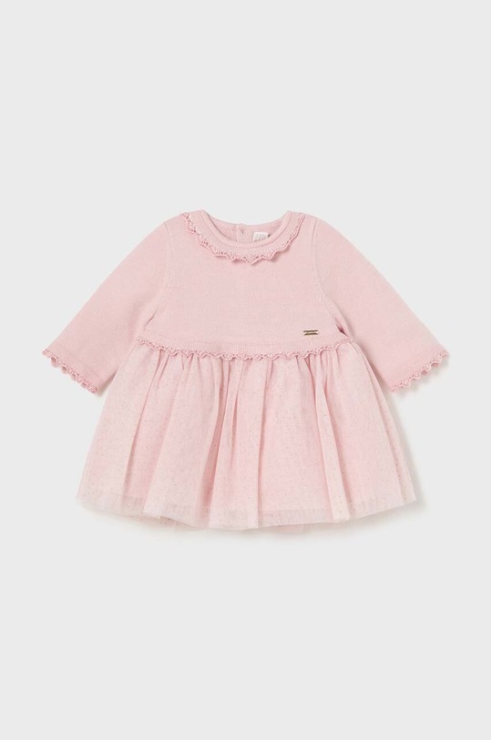 Kojenecké šaty Mayoral Newborn mini růžová 2806.2L.Newborn.9BYH