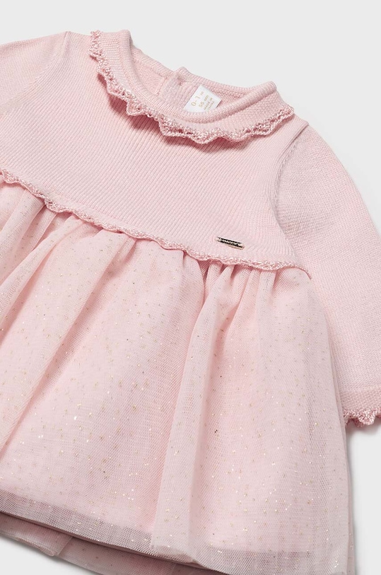 Kojenecké šaty Mayoral Newborn 2806.2L.Newborn.9BYH růžová AW24