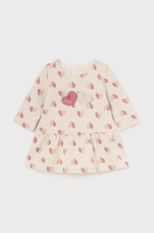 Mayoral Newborn rochie din bumbac pentru bebeluși 2807.2M.Newborn.9BYH roz AW24